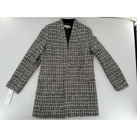 Calvin Klein Jackets & Blazers - Calvin Klein Tweed Blazer Jacket Size P 10 Open Long Office Career Preppy $169​